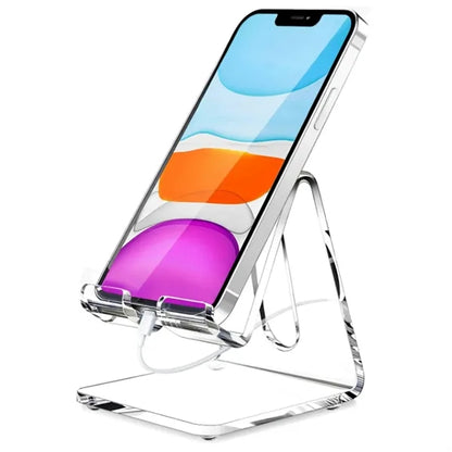 Clear Acrylic Phone Stand Desktop Tablet Holder Thickened