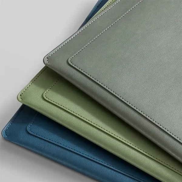 PU Leather Waterproof A4 Business File Bag With Handle
