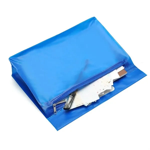 Clear PVC Zipper Tote Bag With Handle For Travel Storage