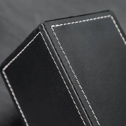 Leather Desktop Pencil Holder For Office And School Use
