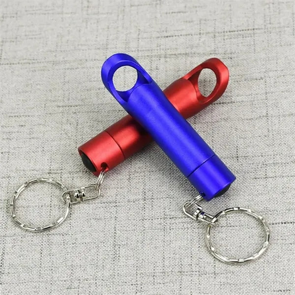 Multifunction LED Flashlight Bottle Opener Keychain Tool