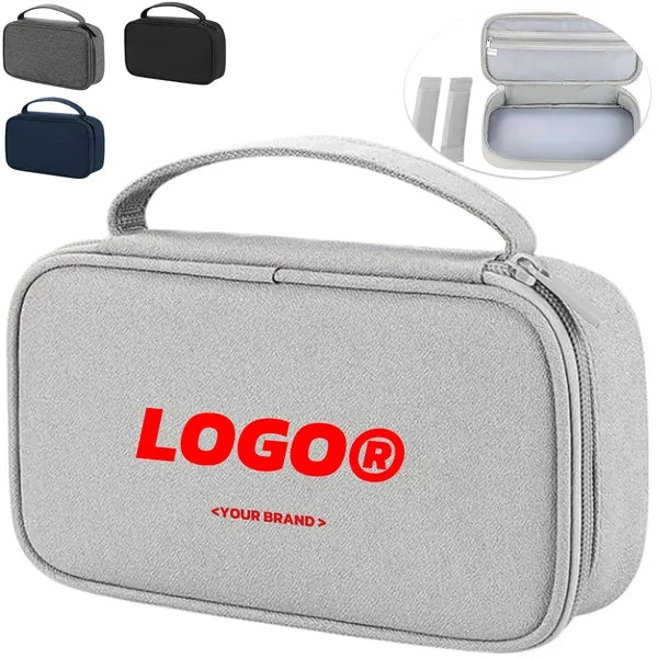 Multi Pocket Tech Accessory Organizer Travel Cable Bag