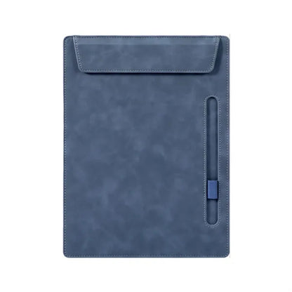 A4 Leather Document Folder With Writing Pad And Pen Holder