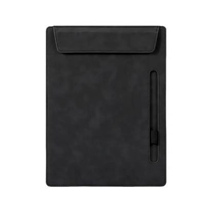A4 Leather Document Folder With Writing Pad And Pen Holder