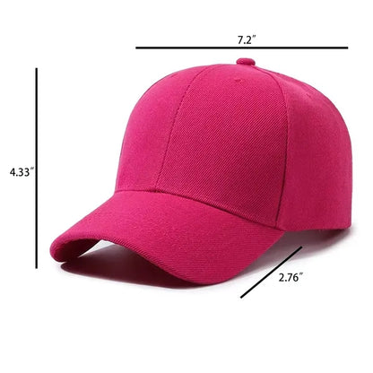 Custom Embroidered Baseball Cap Adjustable Sun Outdoor Hat