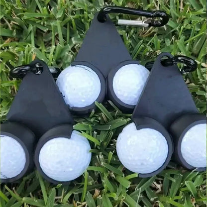 Funny Golf Ball Holder Keychain For Outdoor Sports Lovers