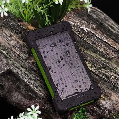 Portable 8000mAh Solar Power Bank with Compass
