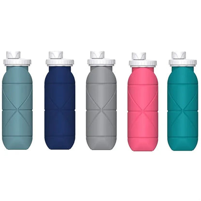 20 oz. Collapsible Silicone Sports Bottle