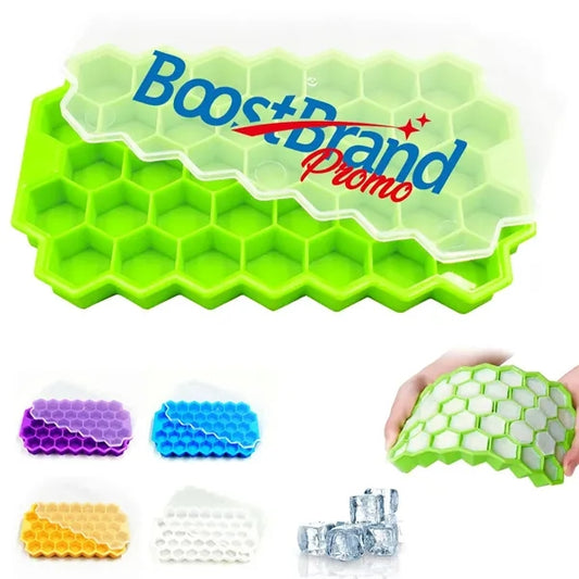 Hexagonal Ice Cube Tray with Lid