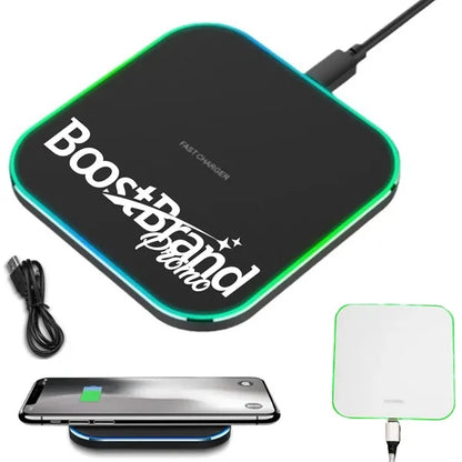 15W Ultra-Thin Wireless Charger with LED