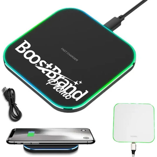 15W Ultra-Thin Wireless Charger with LED