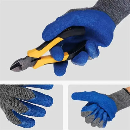 Safety Textured Latex Coated Work Gloves