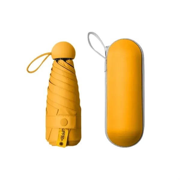 Fold Mini Umbrella with Capsule Case