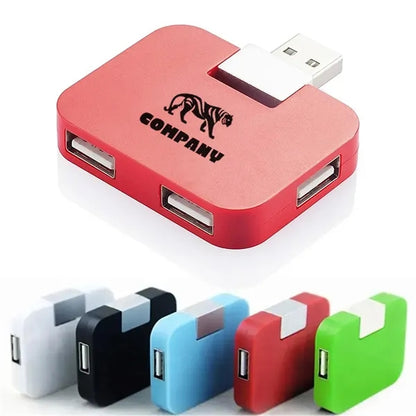 Portable USB Hub 4 Port Splitter