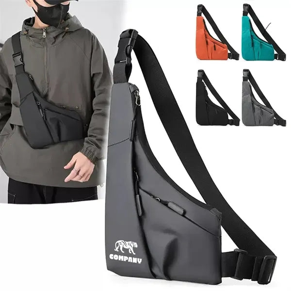 Anti Theft Travel Slim Crossbody Bag For Men