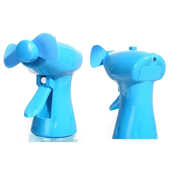 Handheld Portable Hand Crank Humidifying Fan