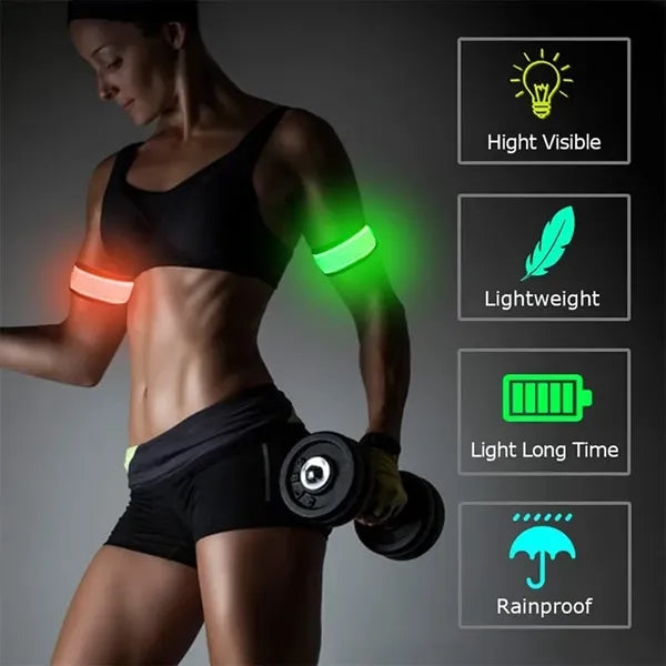 Night Safe Reflective Led Armband