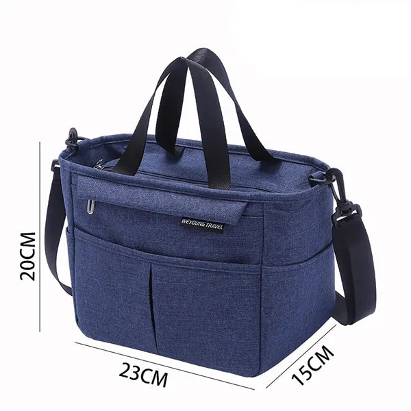 Waterproof Insulated Lunch Bag with Shoulder Strap