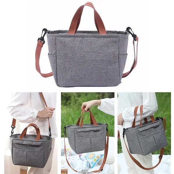 Waterproof Insulated Lunch Bag with Shoulder Strap