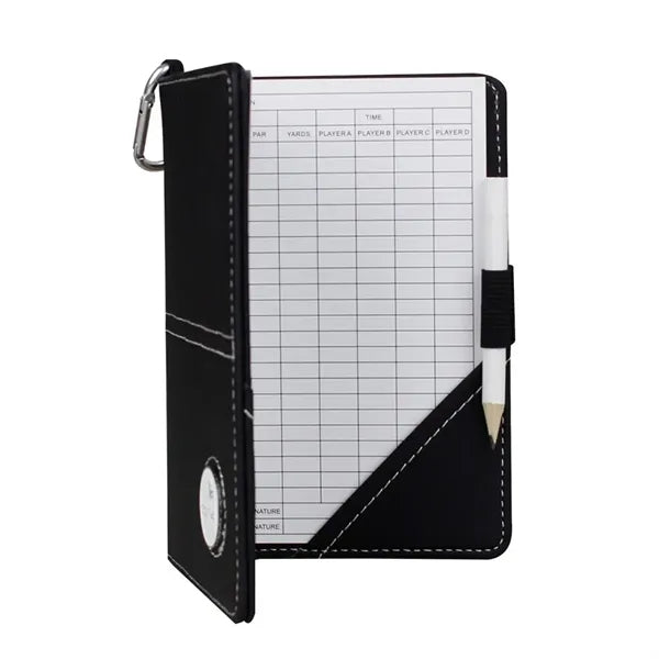 Portable Golf Scorecard Holder with Pen Slot