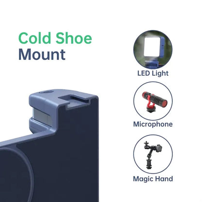Magnetic Wireless Camera Grip Mount for Phone