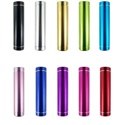 2,600 mAh Mini Portable Aluminum Power Bank Charger