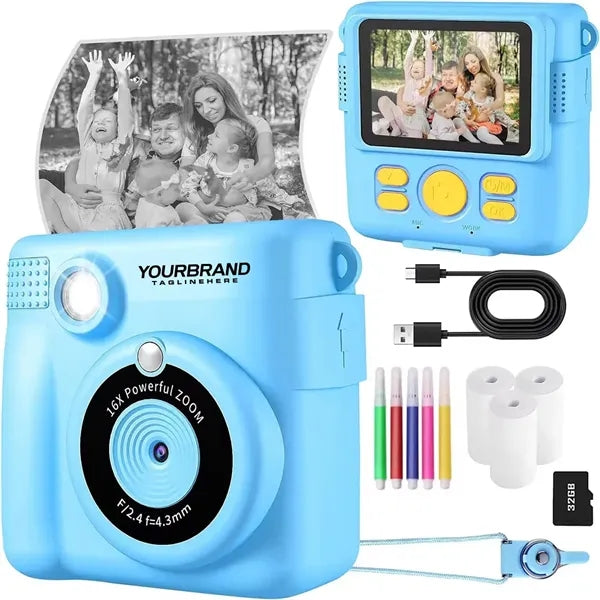 Mini Kids Instant Print Camera with Thermal Printer