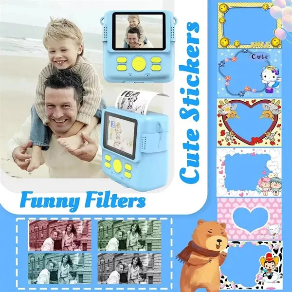 Mini Kids Instant Print Camera with Thermal Printer