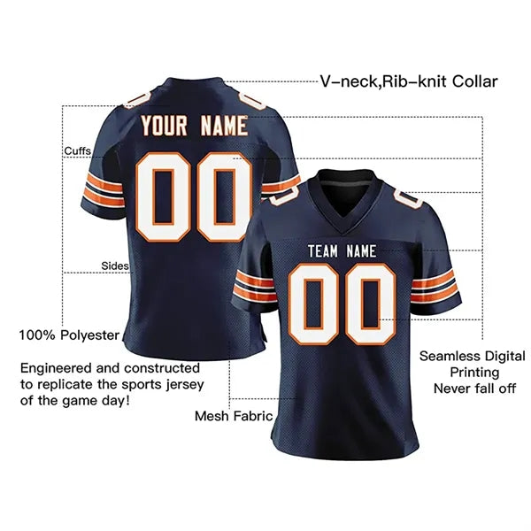Custom Printed American Football Jersey