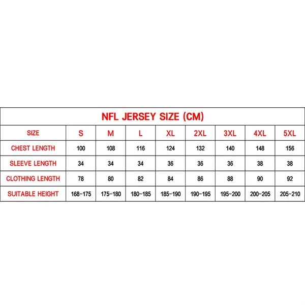 Custom Printed American Football Jersey