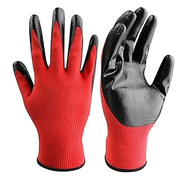 Rubber-Coated Garden Gloves (1 Pair, Shipping Included)