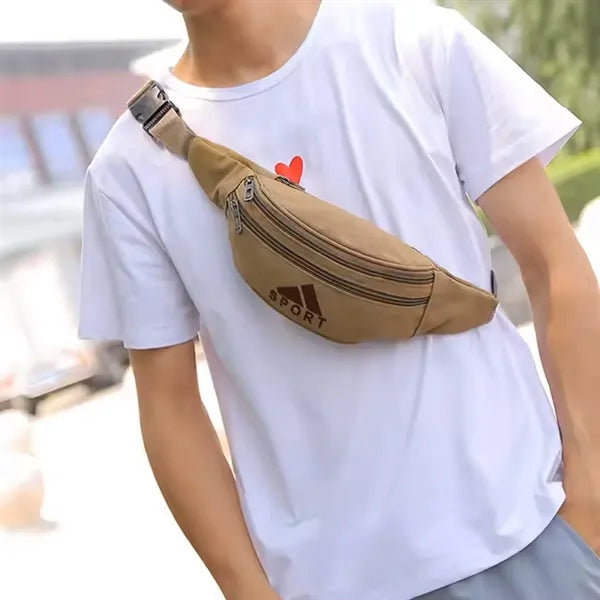 Retro Fanny Pack For Outdoor Sports