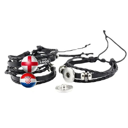 Flag Braided Bracelet
