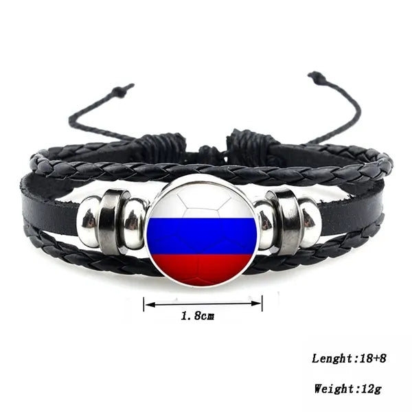 Flag Braided Bracelet