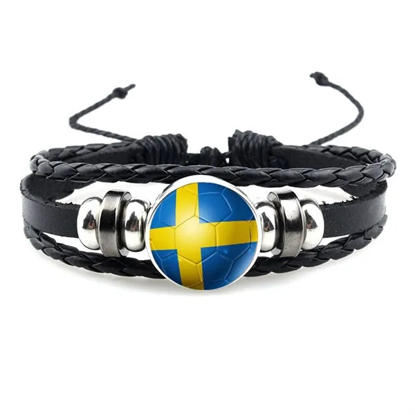 Flag Braided Bracelet