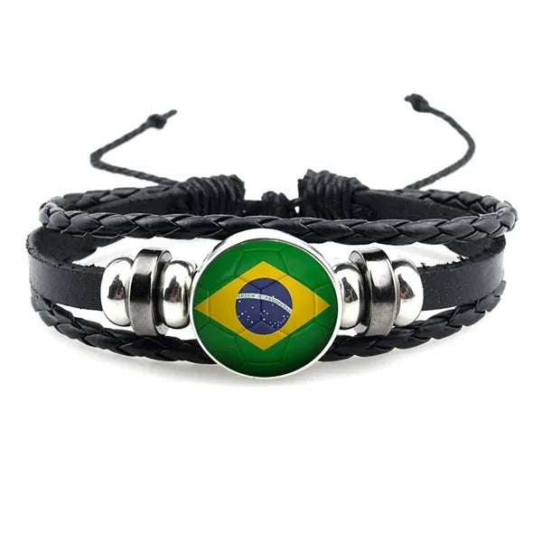 Flag Braided Bracelet
