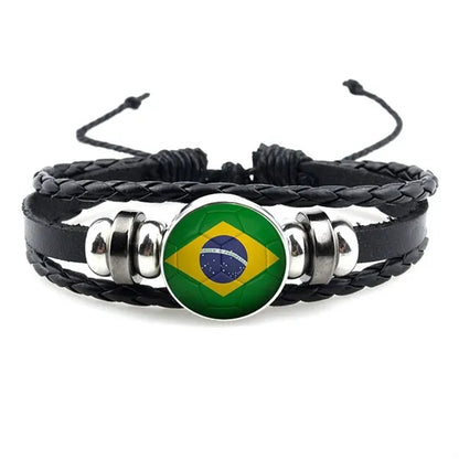 Flag Braided Bracelet