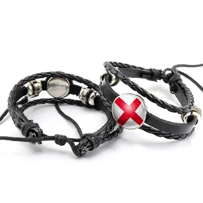 Flag Braided Bracelet