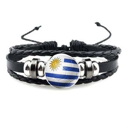 Flag Braided Bracelet
