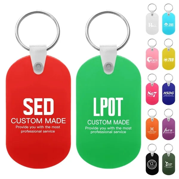 Custom Plastic Keychain ( 2.17 x 1.37 )
