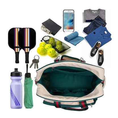 8L Pickleball Sling Bag W/ Racket Holder