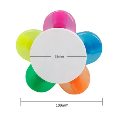 Creative Footprint Shaped Highlighter Set