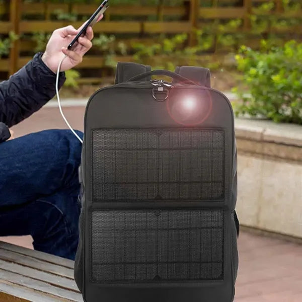 Solar Charging Backpack for Outdoor Travel
