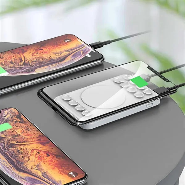 Magnetic Wireless Power Bank with Suction Cups