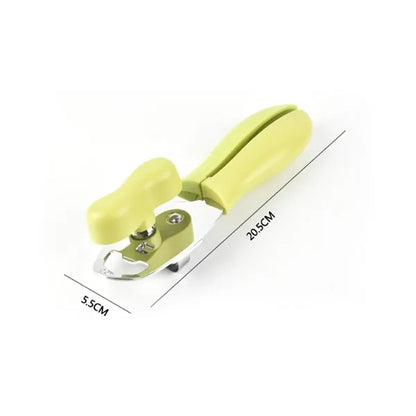 Manual Can Opener W/ Ergonomic Handle and Stainless Blade