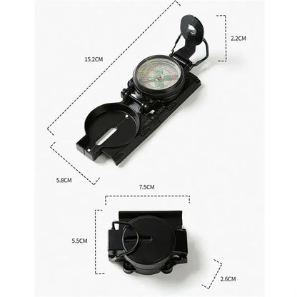 Military Marching Compass with Inclinometer