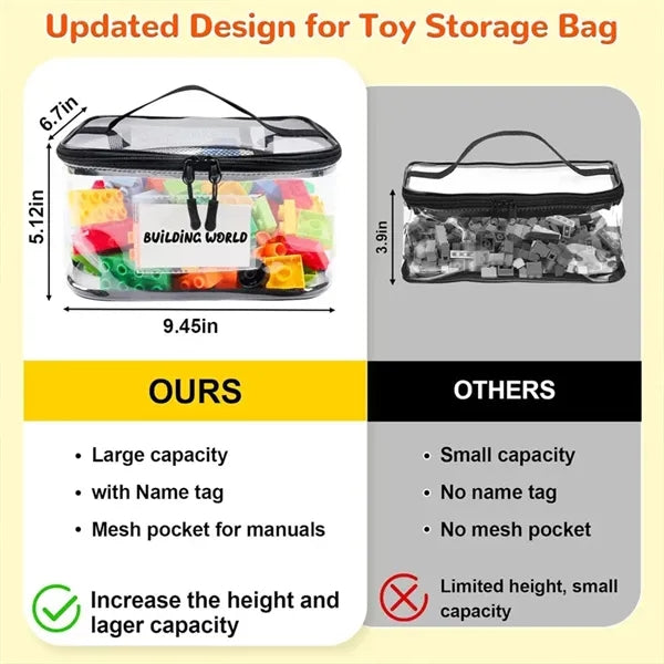 PVC Block Storage Bag