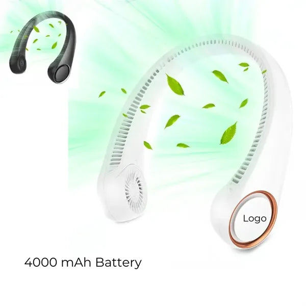 4000mAh Portable Neck Fan,360 Cooling Fan