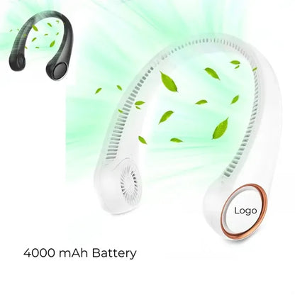 4000mAh Portable Neck Fan,360 Cooling Fan