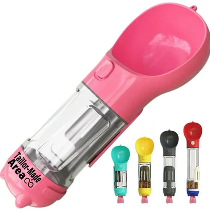 10Oz. Versatile Pet Drinking Feeder Dog Travel Bottle Set